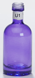 Crown Coloured Blue Bottles, Coloured Glass Bottle Manufacturers